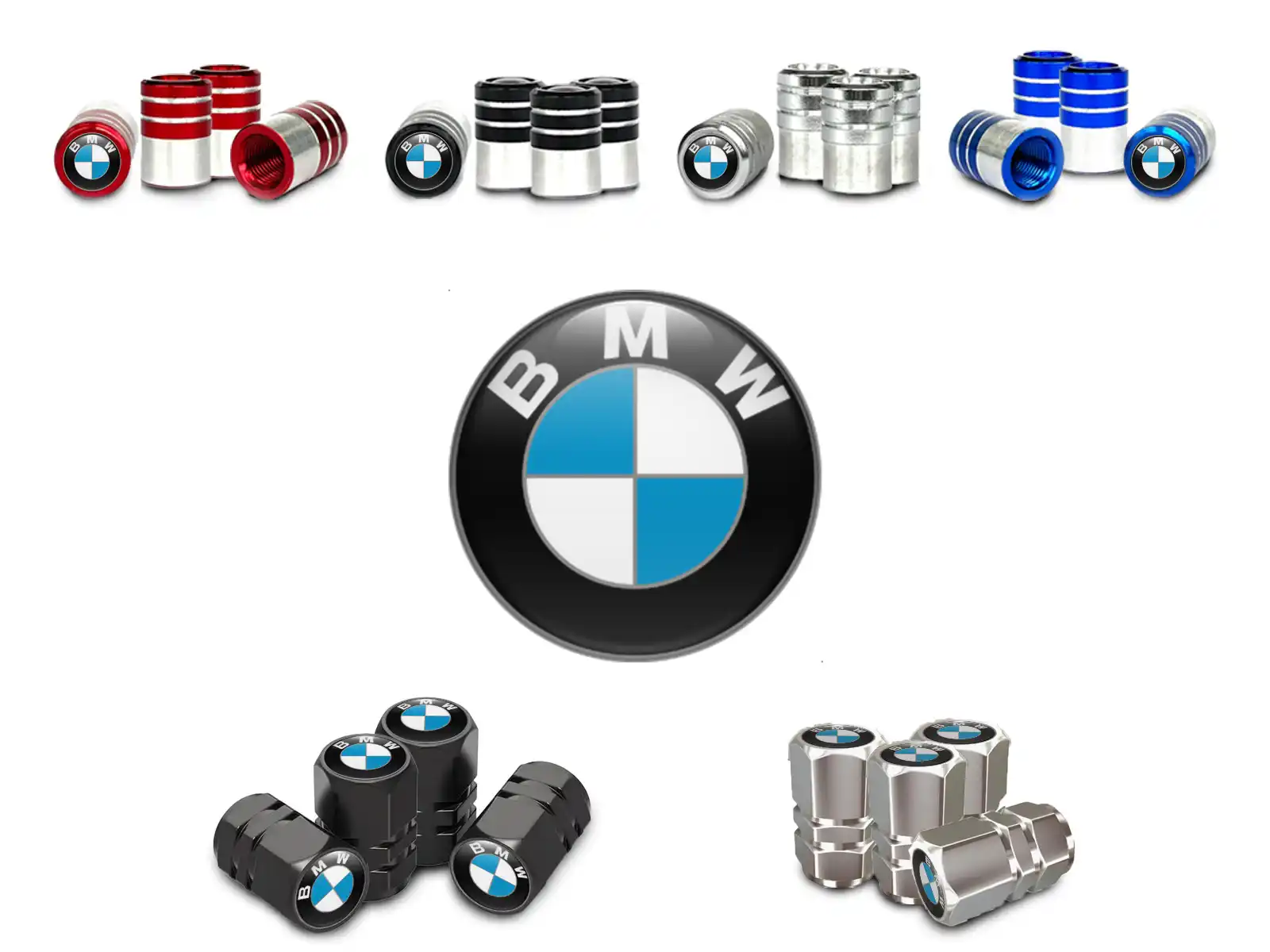 BMW Rad Ventilkappen für Auto Modern Stil